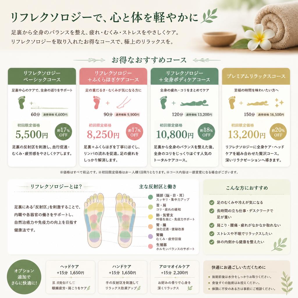 お得なメニュー紹介