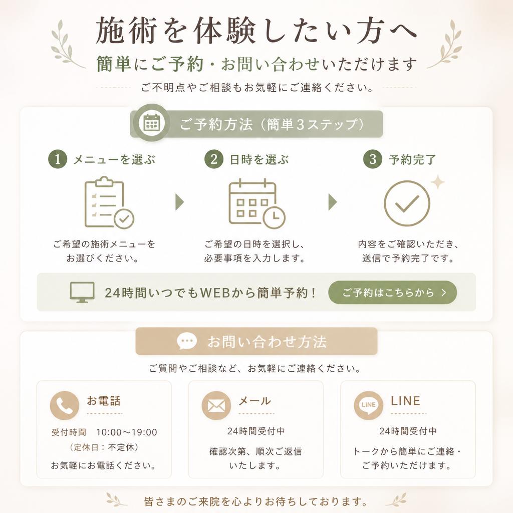 今すぐ予約・お問い合わせ